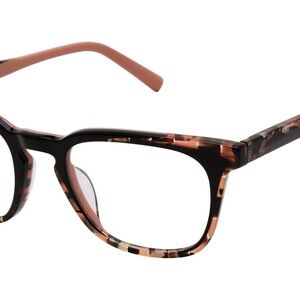 Ted Baker London Tortoise Eyeglass Frames TW018 51-21-140 Pink Interior